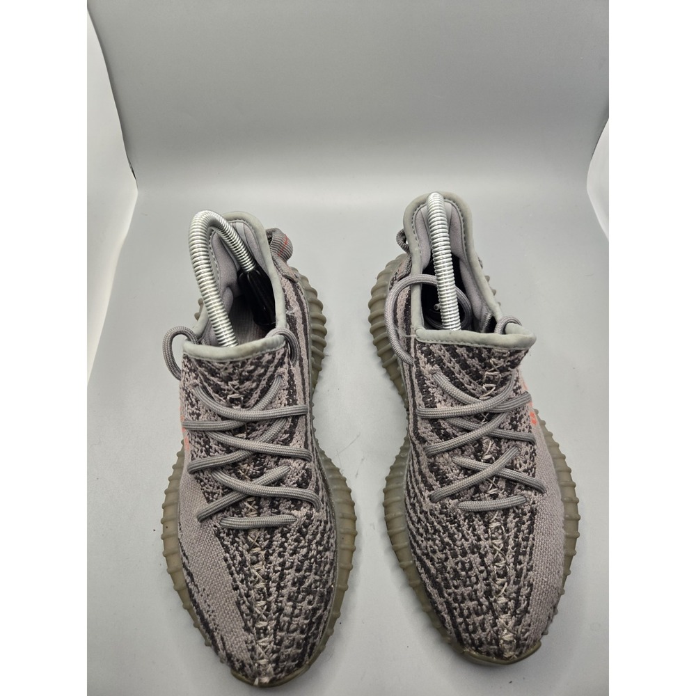Adidas Yeezy Boost 350 V2 Beluga 2.0 Size 4 Mens AH2203 Grey Orange Sneaker Fair - Picture 10 of 11